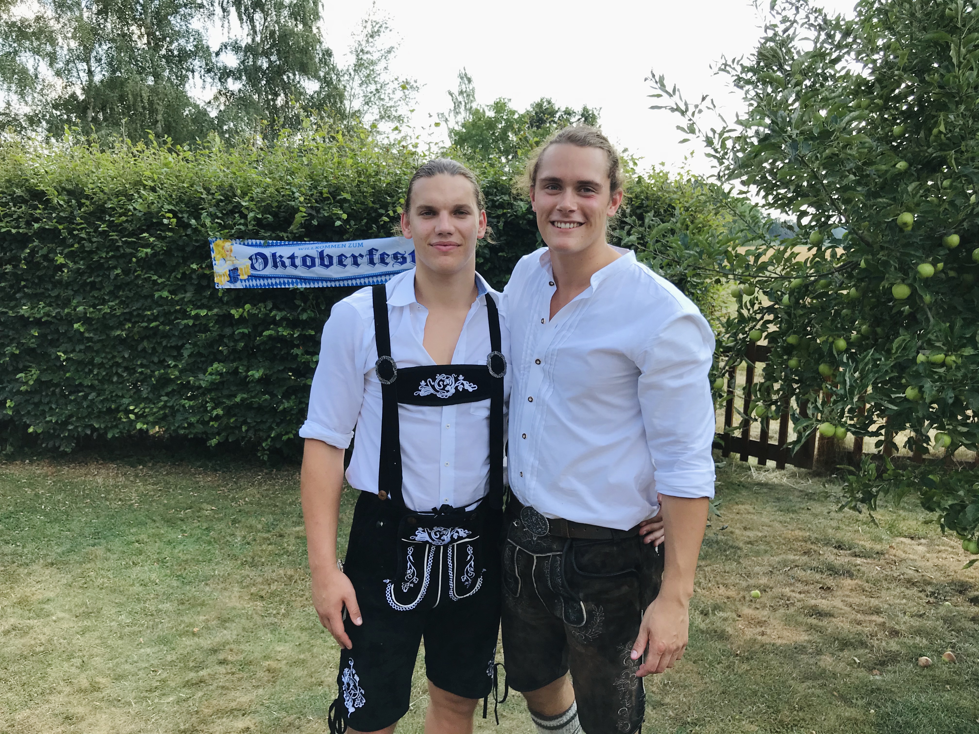 Jan and Carlos at Oktoberfest Alveslohe 2020